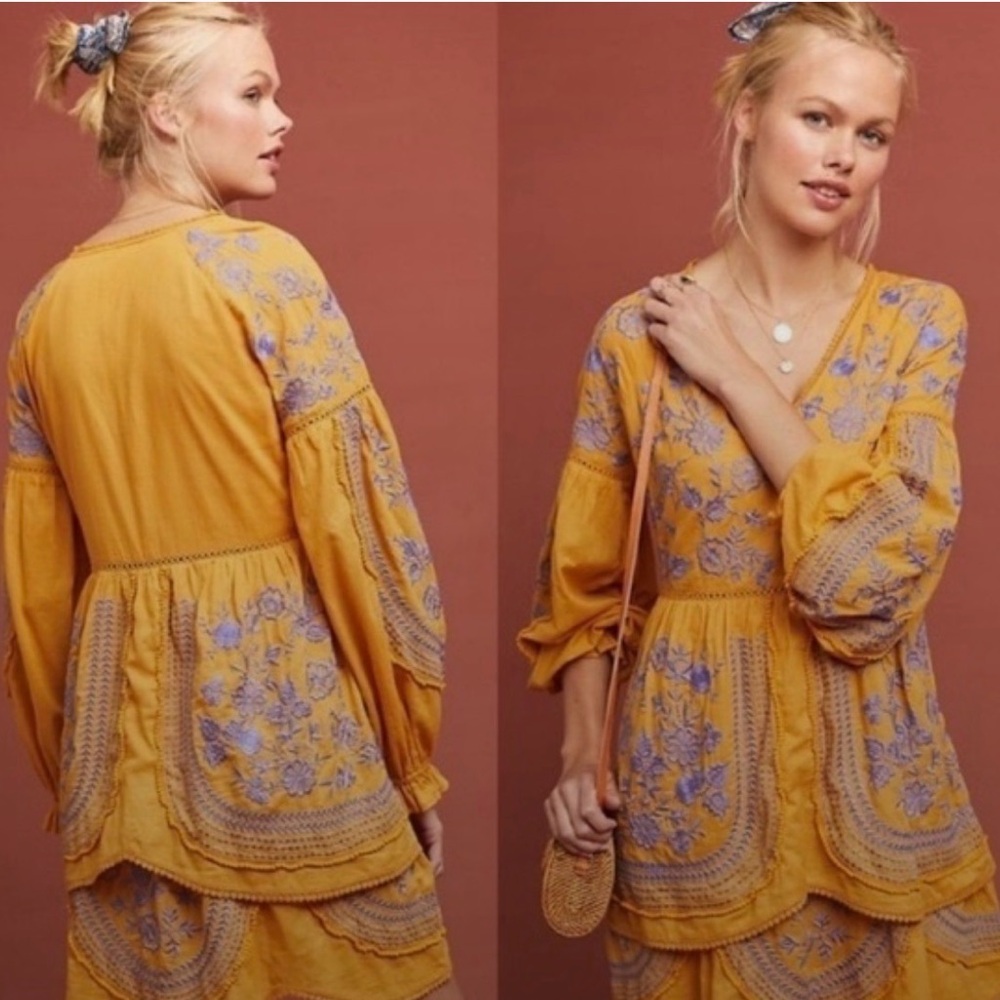 Anthropologie Meadow Rue Lisette Dress (S)